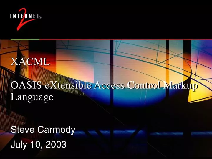 xacml oasis extensible access control markup language