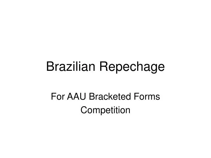 brazilian repechage