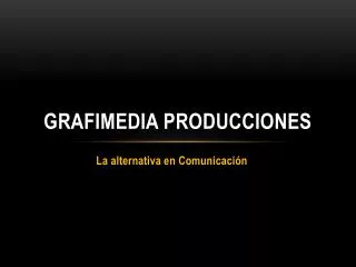 grafimedia producciones