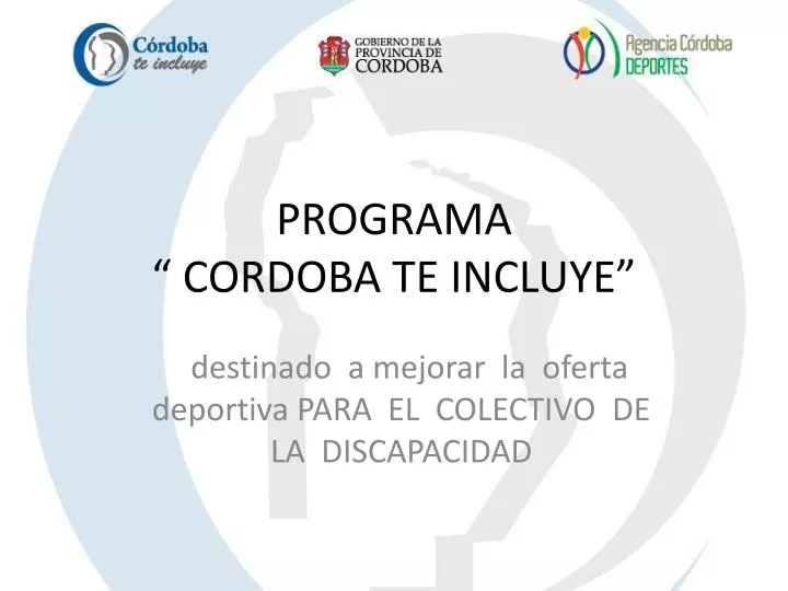 programa cordoba te incluye