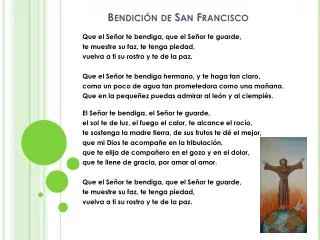 bendici n de san francisco