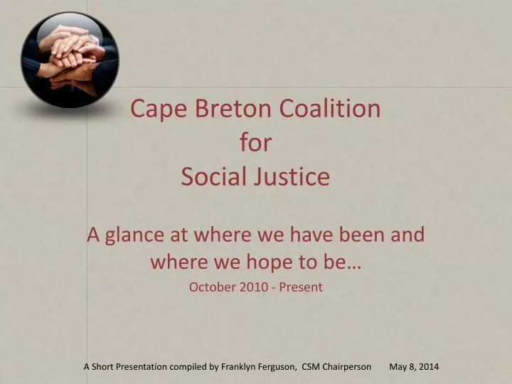 cape breton coalition for social justice