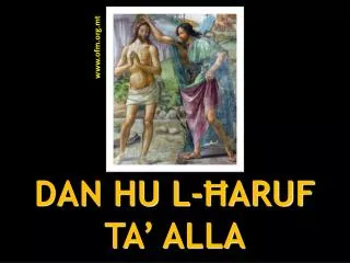 dan hu l aruf ta alla