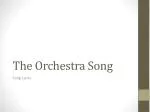The Orchestra Song - slide 1