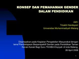 PPT - PENDIDIKAN DAN PENGASUHAN ANAK DALAM ISLAM PowerPoint ...