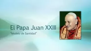 el papa juan xxiii