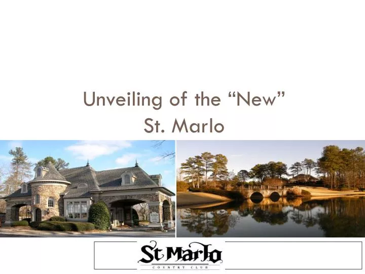 unveiling of the new st marlo