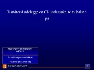 nettundervisning nh 090611