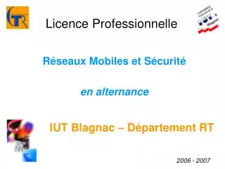 licence professionnelle