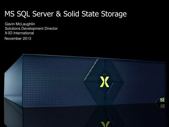 ms sql server solid state storage november 2013