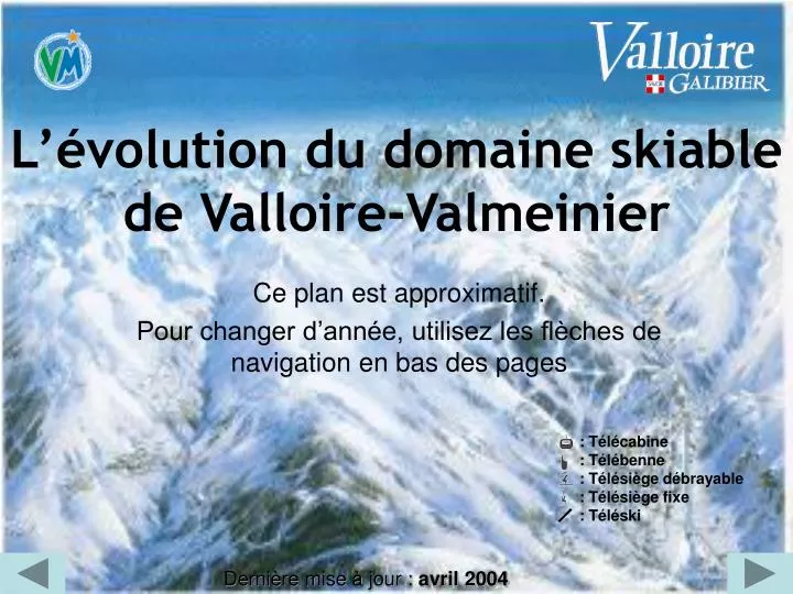 l volution du domaine skiable de valloire valmeinier