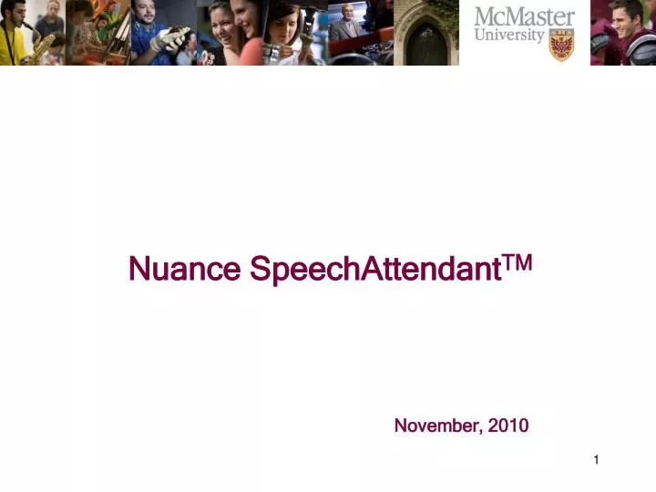 nuance speechattendant tm november 2010