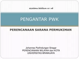 pengantar pwk
