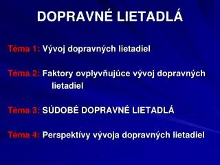 dopravn lietadl