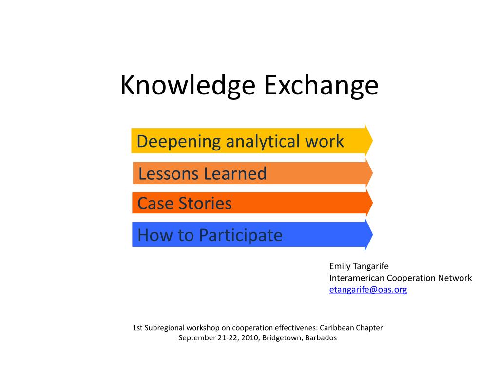 Knowledge Exchange Conference PPT - Knowledge Exchange PowerPoint Presentation, free download - ID ...