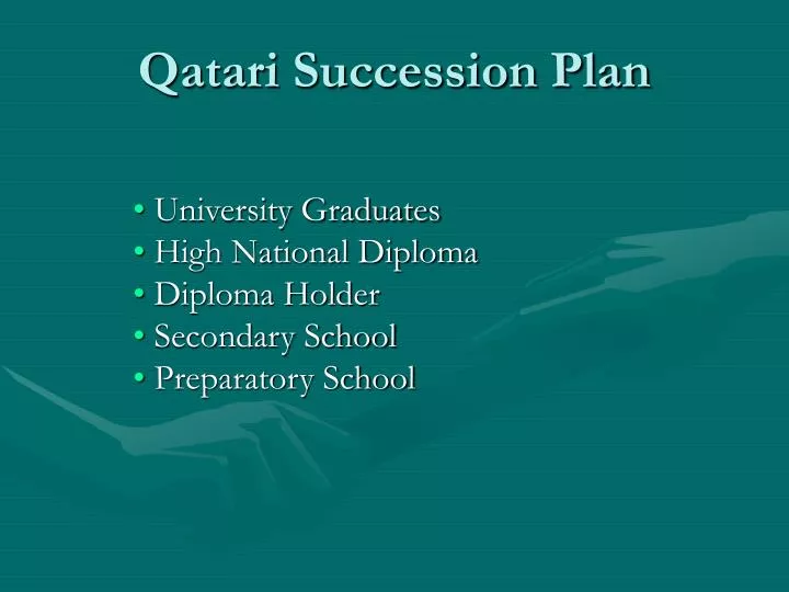 qatari succession plan