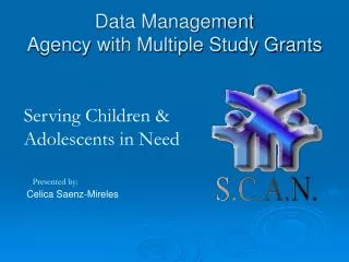 Data Management Agency with Multiple Study Grants