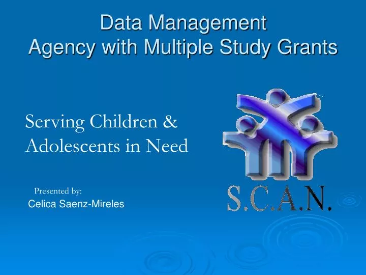 data management agency with multiple study grants