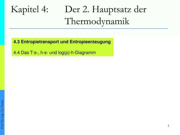 kapitel 4 der 2 hauptsatz der thermodynamik