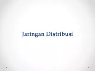 jaringan distribusi