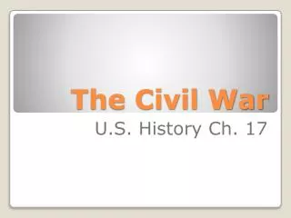 The Civil War