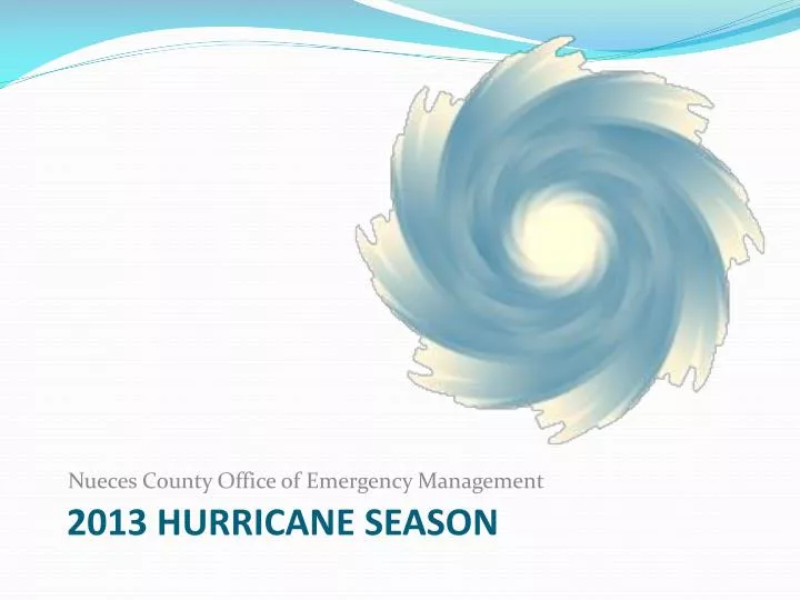 2013 hurricane season