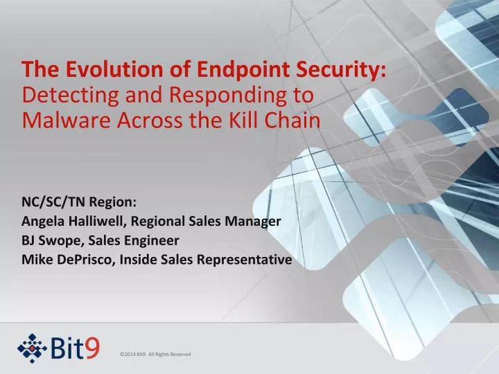 the evolution of endpoint security detecting and responding to malware across the kill chain