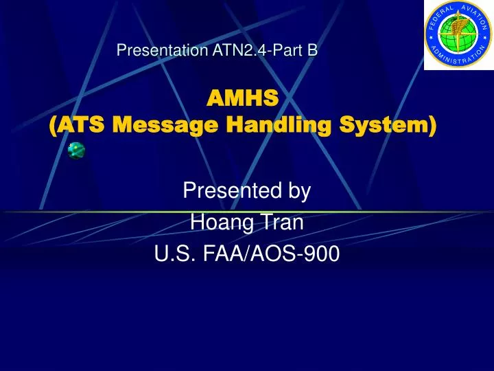 amhs ats message handling system