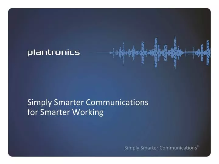 simply smarter communications for smarter working