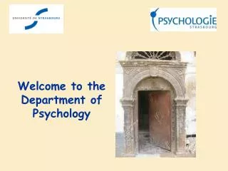 Welcome to the Department of Psychology