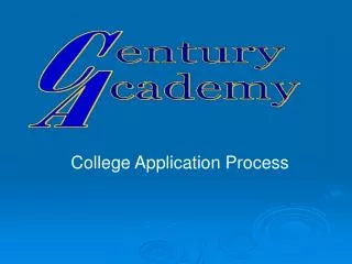 College Application Process