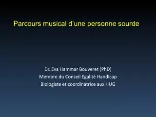 dr eva hammar bouveret phd membre du conseil egalit handicap biologiste et coordinatrice aux hug