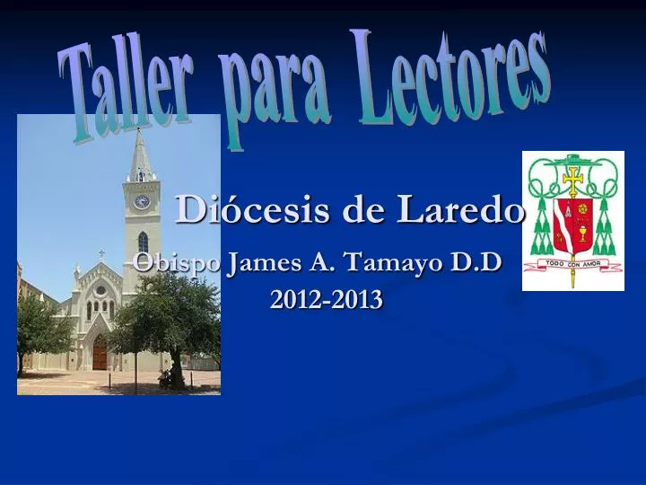 di cesis de laredo obispo james a tamayo d d 2012 2013