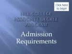 Hill College Associate Degree Program - slide 1