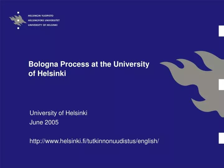 bologna process at the university of helsinki