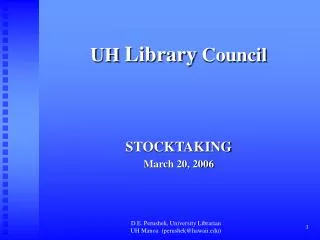 UH Library Council