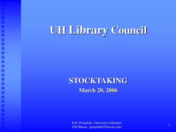uh library council