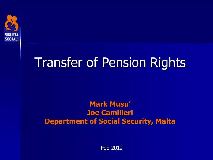 transfer of pension rights
