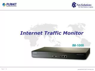 Internet Traffic Monitor