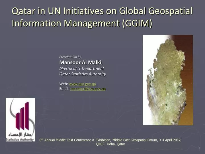 qatar in un initiatives on global geospatial information management ggim