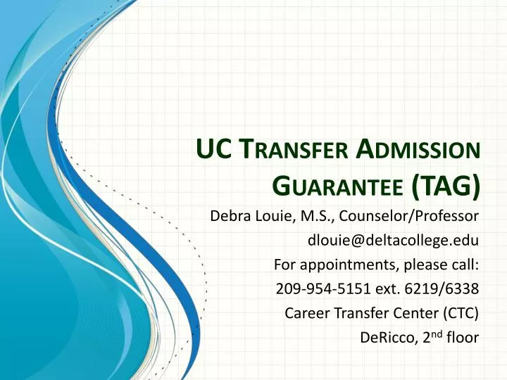 uc transfer admission guarantee tag