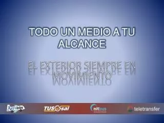 todo un medio a tu alcance