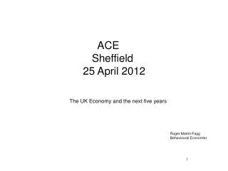 ACE Sheffield 25 April 2012