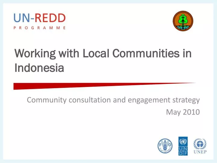 working with local communities in indonesia