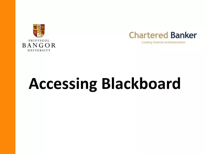 accessing blackboard