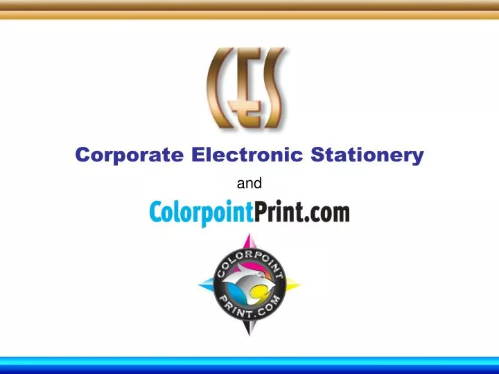 corporate electronic stationery and