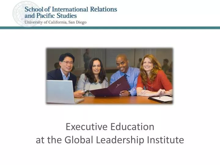 executive education at the global leadership institute