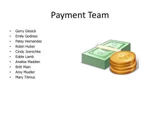 Payment Team