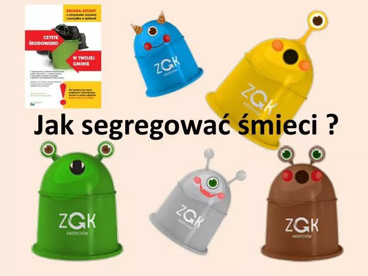 jak segregowa mieci