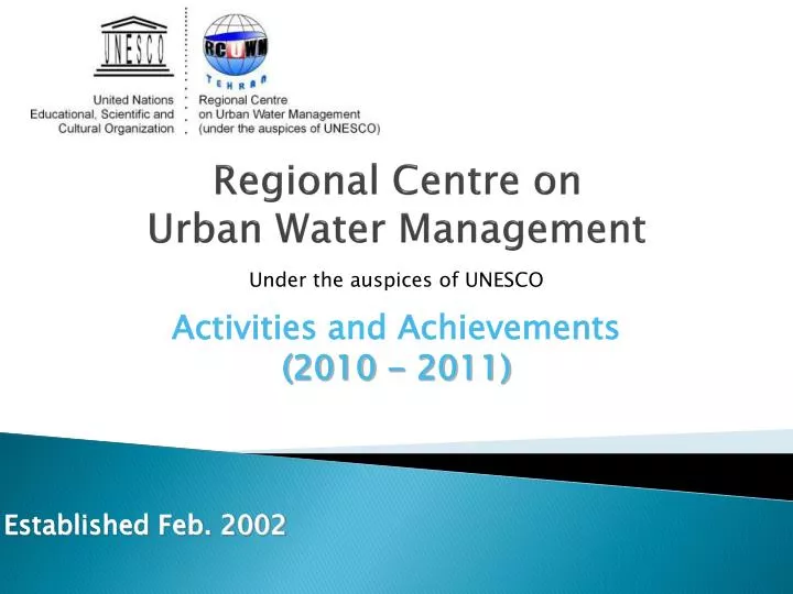 activities and achievements 2010 2011 established feb 2002